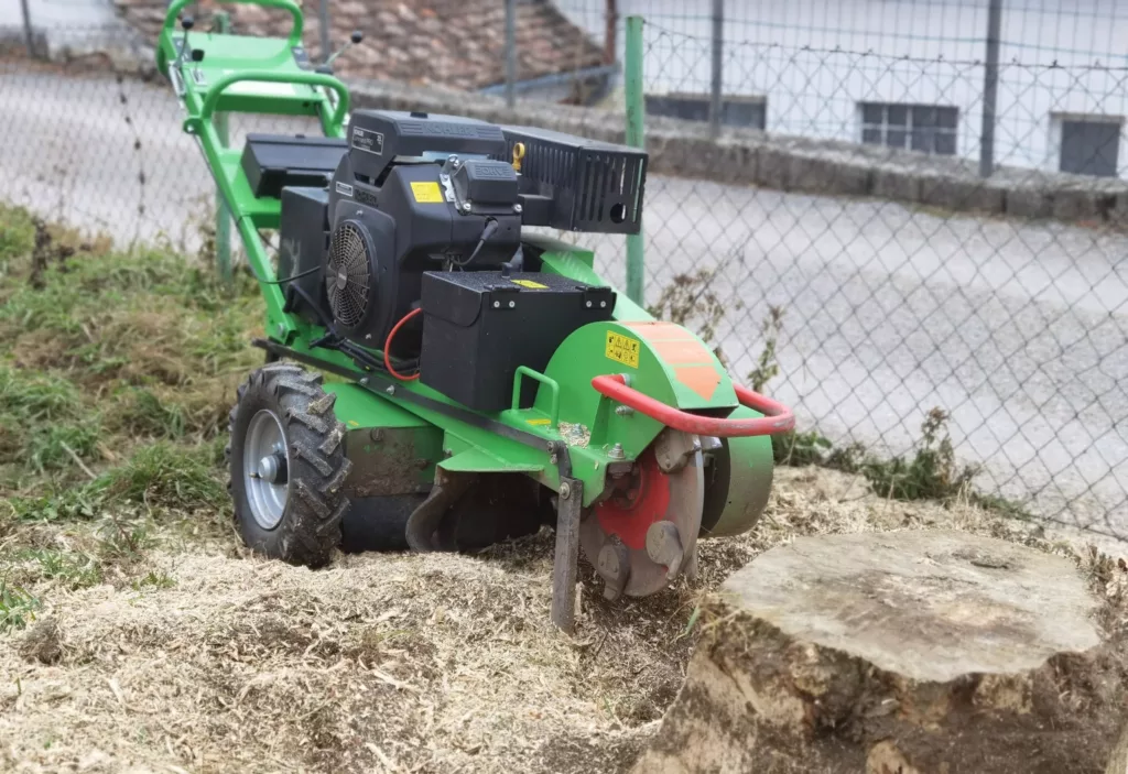 Baumstumpf entfernen,
